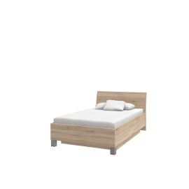 UNO TYP P 120 UP posteľ s roštom a úložným priestorom Dub pílený bardolino   Dub pílený bardolino 