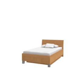 UNO TYP P 120 UP posteľ s roštom a úložným priestorom Buk 04   Buk 04 