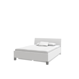 UNO TYP P 160 UP posteľ s roštom a úložným priestorom Biela arctic   Biela arctic 