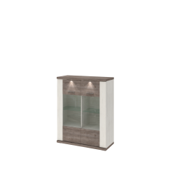 vitrína MANHATTAN TYP 03 Pino aurelio   Pino aurelio   Dub nelson 