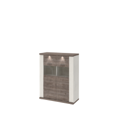 vitrína MANHATTAN TYP 06 Pino aurelio   Pino aurelio   Dub nelson 