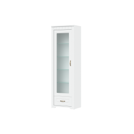 vitrína TIROL TYP 11 Biela arctic   Biela arctic 