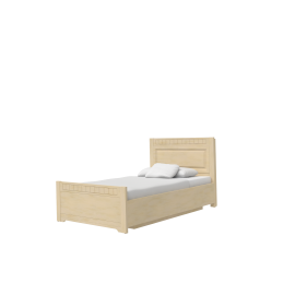 TIROL TYP P-120 posteľ s úložným priestorom Vanilka patina 